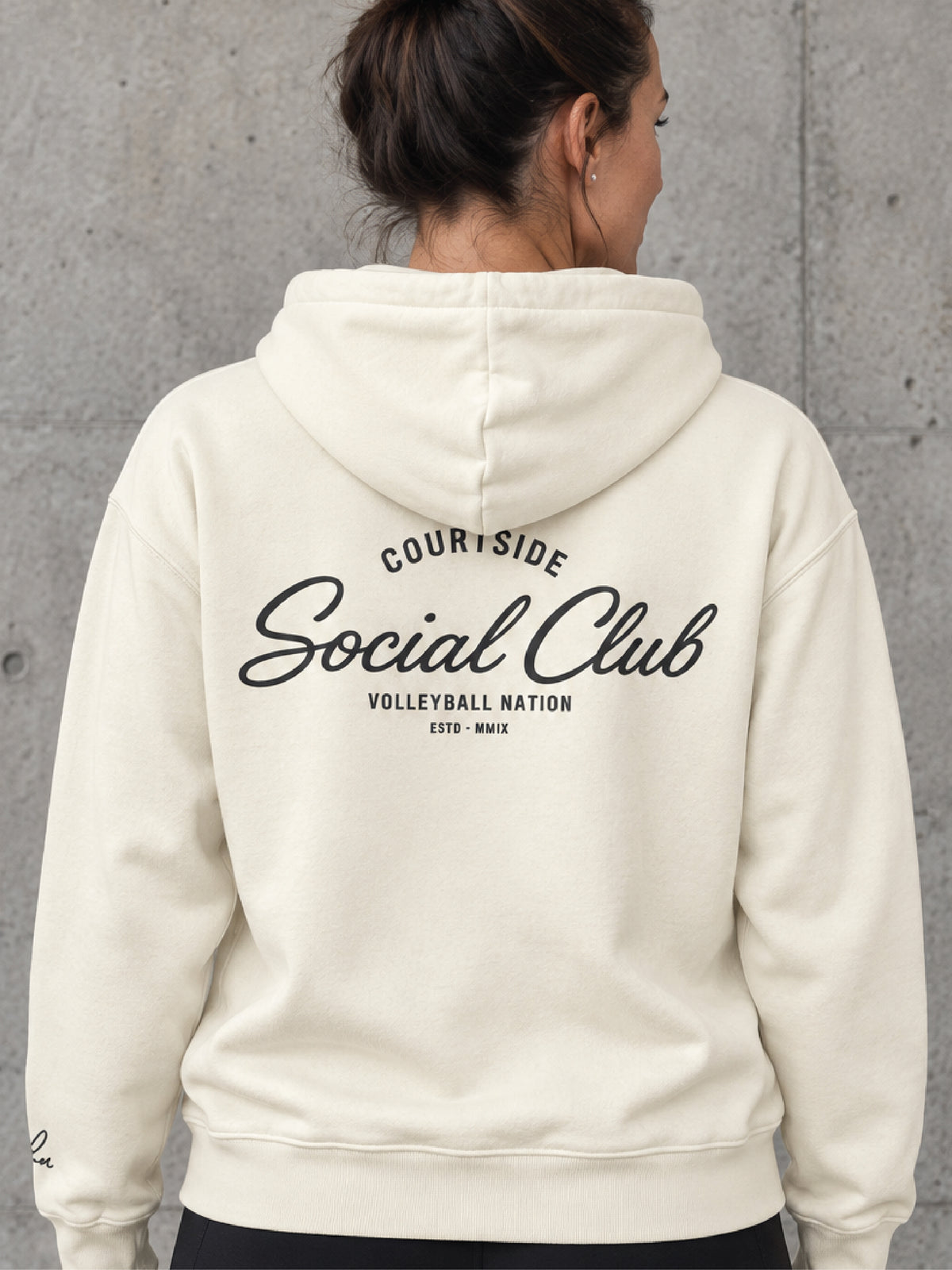 Courtside Social - Unisex hooded sweatshirt